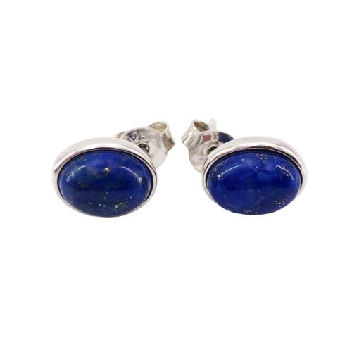 Boucles DOreilles Lapis Lazuli Camille Argent 925 Maison Du Zen